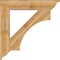 Ekena Millwork Westlake Traditional Rough Sawn Bracket, Western Red Cedar, 6"W x 38"D x 38"H BKT06X38X38WTL01RWR - alternate 3